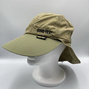 VTG Gore-Tex Hat Cap Sun Flap Fly fishing Guide Hiking Mens USA Adjustable *FLAW
